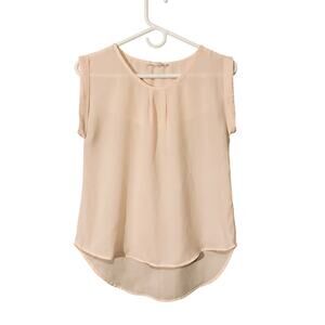 Stella Luce Pink Sleeveless Lightweight Dressy Blouse Women’s Small